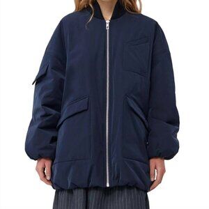 GANNI Oversized Bomber Jacket